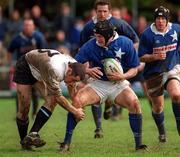 29 April 2000; John McWeeney of St Mary's is tackled by Derek Dillon of Cork Constitution during the AIB All-Ireland League Division 1 match between St Mary's and Cork Constitution at Templeville Road in Dublin. Photo by Matt Browne/Sportsfile