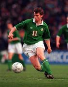 26 April 2000; Kevin Kilbane of Republic of Ireland during the International Friendly match between Republic of Ireland and Greece at Lansdowne Road in Dublin. Photo by David Maher/Sportsfile