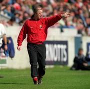 9 April 2000; Cork manager Larry Tompkins during the Church & General National Football League Division 1A match between Dublin and Cork at Parnell Park in Dublin. Photo by Aoife Rice/Sportsfile
