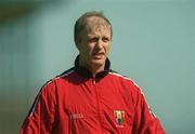 9 April 2000; Cork manager Larry Tompkins prior to the Church & General National Football League Division 1A match between Dublin and Cork at Parnell Park in Dublin. Photo by Aoife Rice/Sportsfile