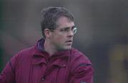 26 April 2000; Westmeath manager Luke Dempsey, Westmeath prior to the All-Ireland Under 21 Football Championship Semi-Final match between Limerick and Westmeath at O'Moore Park in Portlaoise, Laois. Photo by Damien Eagers/Sportsfile