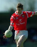 9 April 2000; Nicholas Murphy of Cork during the Church & General National Football League Division 1A match between Dublin and Cork at Parnell Park in Dublin. Photo by Brendan Moran/Sportsfile