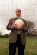 19 April 2000; Offaly football manager and Vice Principal of St Patrick's Community College Padraig Nolan pictured at the college in Naas, Kildare. Photo by Damien Eagers/Sportsfile