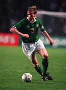 26 April 2000; Steve Staunton of Republic of Ireland during the International Friendly match between Republic of Ireland and Greece at Lansdowne Road in Dublin. Photo by Ray Lohan/Sportsfile