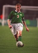 26 April 2000; Steve Staunton of Republic of Ireland during the International Friendly match between Republic of Ireland and Greece at Lansdowne Road in Dublin. Photo by Ray Lohan/Sportsfile