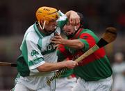 18 November 2007; Colin Fennelly, Ballyhale Shamrocks, is tackled by Dylan Hayden, Birr. AIB Leinster Senior Hurling Championship Semi-Final, Ballyhale Shamrocks, Kilkenny, v Birr, Offaly, Nowlan Park, Kilkenny. Picture credit; Ray McManus / SPORTSFILE