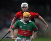 18 November 2007; Evan Sweeney, Loughmore-Castleiney, Tipperary, in action against Stephen O'Connell, Adare, Limerick. AIB Munster Senior Hurling Club Championship Semi-Final, Adare, Limerick v Loughmore-Castleiney, Tipperary, Gaelic Grounds, Limerick. Picture credit; Stephen McCarthy / SPORTSFILE