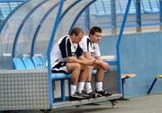 20 November 2007; Warren Feeney, left, and Paul Prentice, Team Massuer, watch on during Northern Ireland squad training. Municipal Stadium, Maspalomas, Gran Canaria, Spain. Picture credit: Oliver McVeigh / SPORTSFILE