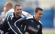 20 November 2007; David Healy, right, and Gary Hamilton during Northern Ireland squad training. Municipal Stadium, Maspalomas, Gran Canaria, Spain. Picture credit: Oliver McVeigh / SPORTSFILE