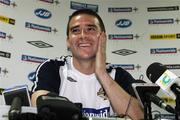 20 November 2007; Northern Ireland's David Healy at a press conference ahead of their 2008 European Championship Qualifier with Spain. Northern Ireland Press Conference, Riu Palace Hotel, Gran Canaria, Spain. Picture credit: Oliver McVeigh / SPORTSFILE