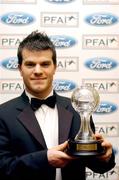 18 November 2007; Conor Gethins, Finn Harps, winner of the 2007 PFAI first division player of the year award at the 2007 Ford sponsored PFAI Player of the Year Awards. The Burlington Hotel, Dublin. Picture credit: David Maher / SPORTSFILE