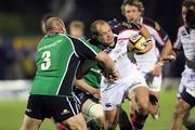 23 November 2007; Rory Best, Ulster, is tackled by Robbie Morris, Connacht. Magners League, Connacht v Ulster, Galway Sportsground, College Road, Galway. Picture credit; Oliver McVeigh / SPORTSFILE