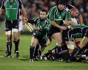 23 November 2007; Conor McPhillips, Connacht, gets the ball away from the ruck. Magners League, Connacht v Ulster, Galway Sportsground, College Road, Galway. Picture credit; Oliver McVeigh / SPORTSFILE