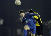 23 November 2007; Willie John Kiely, Waterford United, in action against Declan Boyle, Finn Harps. eircom League of Ireland Promotion / Relegation play-off, second leg, Waterford United v Finn Harps. RSC, Waterford. Picture credit; Matt Browne / SPORTSFILE