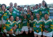 29 November 2007; The St. Patrick’s team celebrate victory. Allianz Cumann na mBunscol Corn Uí Shíocháin Final, St. Patrick’s, Ringsend v St. Dominic’s, Tallaght. Croke Park, Dublin. Picture credit; Pat Murphy / SPORTSFILE *** Local Caption ***