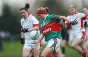 25 November 2007; Fiona McHale, Carnacon, Mayo. VHI Healthcare All-Ireland Ladies Senior Club Football Championship Final, Carnacon, Mayo v Inch Rovers, Cork, St Rynaghs GAA, Club, Banagher, Co. Offaly. Picture credit: Brian Lawless / SPORTSFILE