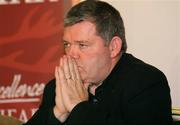 5 December 2007; Mark Conway, Club Tyrone member and Ulster council adviser, during an open meeting in relation to GAA player grants. The Elk, Toome, Co. Derry. Picture credit: Oliver McVeigh / SPORTSFILE