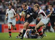 26 December 2007; Keith Gleeson, Leinster, is tackled by Andrew Trimble, Ulster. Magners League, Leinster v Ulster, RDS, Ballsbridge, Dublin. Picture credit: Pat Murphy / SPORTSFILE