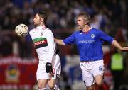 26 December 2007; Gary Hamilton, Glentoran, in action against William Murphy, Linfield. Carnegie Premier League, Glentoran v Linfield, The Oval, Belfast, Co. Antrim. Picture credit: Oliver McVeigh / SPORTSFILE