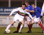 26 December 2007; Michael Halliday, Glentoran, in action against William Murphy, Linfield. Carnegie Premier League, Glentoran v Linfield, The Oval, Belfast, Co. Antrim. Picture credit; Oliver McVeigh / SPORTSFILE