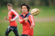 2 January 2008; Munster's new signing Doug Howlett in action during squad training. Munster squad training, Charleville Rugby Club, Charleville, Co. Cork. Picture credit; Brendan Moran / SPORTSFILE *** Local Caption ***