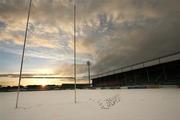 4 January 2008; The view of Ravenhill Park grounds after the Ulster v Munster match was postponed due to to adverse weather conditions. Ravenhill Park, Belfast, Co. Antrim. Picture credit: Peter Morrison / SPORTSFILE