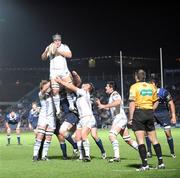 5 January 2008; Tom Smith, Ospreys, take the ball in the lineout against Leinster. Magners League, Leinster v Ospreys, RDS, Ballsbridge, Dublin. Picture credit: Matt Browne / SPORTSFILE