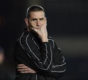 6 November 2007; Crusaders manager Stephen Baxter. CIS Insurance Cup semi-final, Crusaders v Glentoran, Winsor Park, Belfast, Co. Antrim. Picture credit; Oliver McVeigh / SPORTSFILE