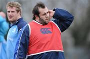 8 January 2008; Leinster's Juan Gomez during squad training ahead of their Heineken cup game against Toulouse on Saturday. Leinster rugby squad training, Belfield, UCD, Dublin. Picture credit; SPORTSFILE