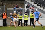 22 February 2015; Members of An Garda Síochána watch on during the closing stages of the game. Allianz Hurling League, Division 1A, Round 2, Kilkenny v Dublin. Nowlan Park, Kilkenny. Picture credit: Stephen McCarthy / SPORTSFILE