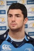 15 January 2008; Leinster's Rob Kearney during a press conference to announce the squad for their Heineken cup game against Leicester Tigers on Saturday. Leinster Press Conference, David Lloyd Riverview, Clonskeagh, Dublin. Picture credit; Brian Lawless / SPORTSFILE