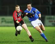 21 January 2008; John Fegan, Down, in action against John McCutcheon, Cavan. McKenna Cup semi-final, Down v Cavan, Paric Esler, Newry, Co. Down. Picture credit; Oliver McVeigh / SPORTSFILE