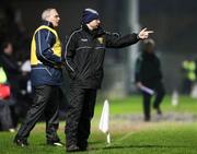 21 January 2008; Down manager Ross Carr gives instructions to his players. McKenna Cup semi-final, Down v Cavan, Paric Esler, Newry, Co. Down. Picture credit; Oliver McVeigh / SPORTSFILE