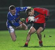 21 January 2008; Ronan Sexton, Down, in action against Lorcan Mulvey, Cavan. McKenna Cup semi-final, Down v Cavan, Paric Esler, Newry, Co. Down. Picture credit; Oliver McVeigh / SPORTSFILE
