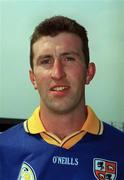 7 May 2000; Aidan Kehoe of Longford prior to the Bank of Ireland Leinster Senior Football Championship Group Stage Round 1 match between Wexford and Longford at O'Kennedy Park in New Ross, Wexford. Photo by Aoife Rice/Sportsfile