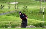 11 May 2000; World number one senior player, Bruce Fleisher plays out of a bunker onto the 6th green during the AIB Irish Senior Open Pro-Am at Tulfarris Golf Club in Blessington, Wicklow. Photo by Matt Browne/Sportsfile