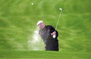 11 May 2000; Christy O'Connor Jnr plays out of a bunker onto the 1st green during the AIB Irish Senior Open Pro-Am at Tulfarris Golf Club in Blessington, Wicklow. Photo by Matt Browne/Sportsfile