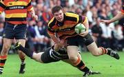 14 May 2000; Gordon D'Arcy of Lansdowne is tackled by Robert Dolan of Terenure during the AIB All-Ireland League Semi-Final match between Terenure and Lansdowne at Lakelands Park in Dublin. Photo by Matt Browne/Sportsfile