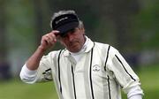 11 May 2000; Liam Higgins on the 18th green, after finishing his round of 69, 3 under par, during the AIB Irish Senior Open Pro-Am at Tulfarris Golf Club in Blessington, Wicklow. Photo by Matt Browne/Sportsfile