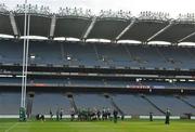 1 February 2008; The Ireland squad in action during the team captain's run ahead of their RBS Six Nations game against Italy on Saturday. Ireland team captain's run, Croke Park, Dublin. Picture credit; Brendan Moran / SPORTSFILE *** Local Caption ***