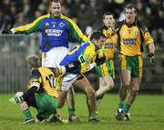 2 February 2008; Eoin Brosnan, Kerry, in action against Brian Roper, Donegal. Allianz National Football League, Division 1, Round 1, Donegal v Kerry, Fr. Tierney Park, Ballyshannon, Co. Donegal. Picture credit: Oliver McVeigh / SPORTSFILE