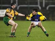 2 February 2008; Padraig Reidy, Kerry, in action against Ciaran Bonner, Donegal. Allianz National Football League, Division 1, Round 1, Donegal v Kerry, Fr. Tierney Park, Ballyshannon, Co. Donegal. Picture credit: Oliver McVeigh / SPORTSFILE