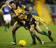 2 February 2008; David Moran, Kerry, in action against Karl Lacey, Donegal. Allianz National Football League, Division 1, Round 1, Donegal v Kerry, Fr. Tierney Park, Ballyshannon, Co. Donegal. Picture credit: Oliver McVeigh / SPORTSFILE