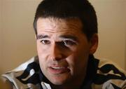 4 February 2008; Northern Ireland's David Healy at a press conference ahead of their friendly against Bulgaria on Wednesday. Hilton Hotel, Templepatrick, Belfast, Co. Antrim. Picture credit; Oliver McVeigh / SPORTSFILE