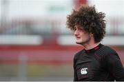 4 March 2015; Glenstal Abbey's Neilus Mulvihill reacts after defeat to Rockwell College. SEAT Munster Schools Senior Cup Semi-Final, Glenstal Abbey v Rockwell College. Thomond Park, Limerick. Picture credit: Diarmuid Greene / SPORTSFILE