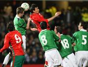 6 February 2008; George McCartney, Northern Ireland, in action against Blagoy Georgiev, Bulgaria. International Friendly, Northern Ireland v Bulgaria, Windsor Park, Belfast, Co. Antrim. Picture credit; Oliver McVeigh / SPORTSFILE