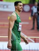 5 March 2015; Ireland's Adam McMullen during the Men's Long Jump Qualification event, where he finished in 17th position with a distance of 7.53m. European Indoor Athletics Championships 2015, Day 1, Prague, Czech Republic. Picture credit: Pat Murphy / SPORTSFILE