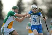 7 March 2015; Shane Bennett, Waterford, in action against David King, Offaly. Allianz Hurling League, Division 1A, Round 3, Offaly v Waterford, O'Connor Park, Tullamore, Co. Offaly. Picture credit: Cody Glenn / SPORTSFILE