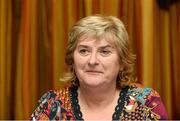 8 March 2015; Ita Hannon, Assistant Secretary, speaking during the GAA Ladies Football Annual Congress 2015. The Inn at Dromoland, Dromoland, Newmarket On Fergus, Co. Clare. Picture credit: Diarmuid Greene / SPORTSFILE