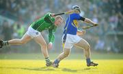 17 February 2008; Eoin Kelly, Tipperary, in action against Wayne McNamara, Limerick. Allianz National Hurling League, Division 1B, Round 2, Tipperary v Limerick, Semple Stadium, Thurles, Co. Tipperary. Picture credit; Brendan Moran / SPORTSFILE